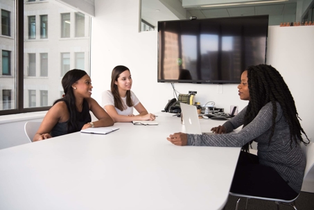 Women in a meeting